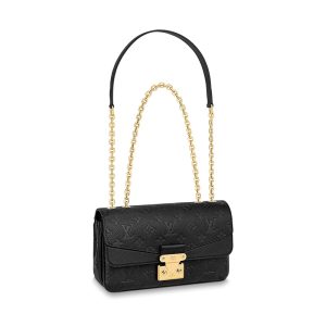 Louis Vuitton Marceau Chain Bag Black M46200