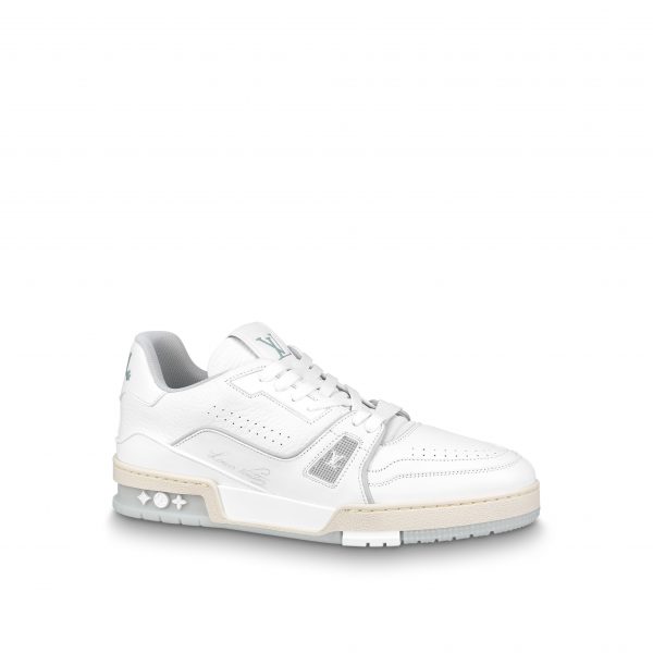 Louis Vuitton Trainer Sneaker White Iridescent 1A8WAV