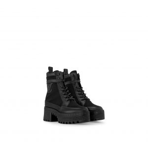 Louis Vuitton Laureate Platform Desert Boot Black 1AC7RU