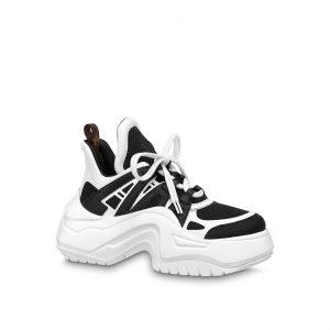 Louis Vuitton LV Archlight 2.0 Platform Sneaker Black White 1ABIMU
