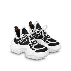 Louis Vuitton LV Archlight 2.0 Platform Sneaker Black White 1ABIMU