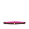 Louis Vuitton M0703X Pink LV Iconic 20mm Reversible Belt
