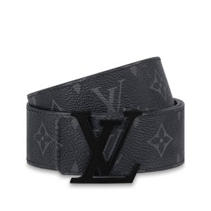 Louis Vuitton M0449U LV Initiales 40mm Matte Black Belt