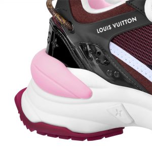 Louis Vuitton LV Run 55 Sneaker Monogram Flower Bordeaux Red 1A9H59