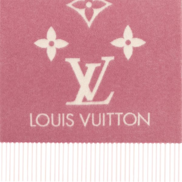 Louis Vuitton Light Pink M77375 Reykjavik Gradient Scarf