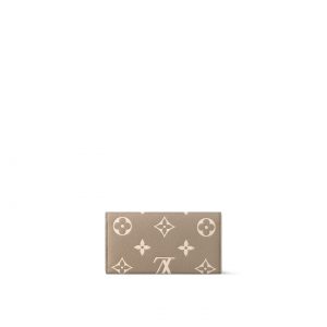 Louis Vuitton Bicolor Monogram Empreinte Leather M81049 Sarah Wallet