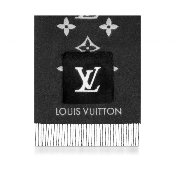 Louis Vuitton M74353 Cold Reykjavik Black Scarf