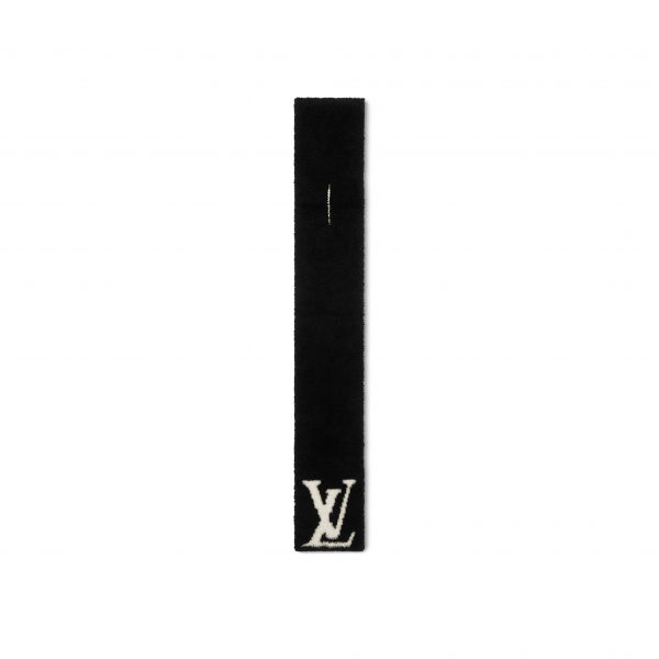 Louis Vuitton M79399 Comfy Black White Scarf