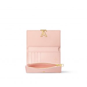 Louis Vuitton M82361 Capucines Compact Wallet Rose Jasmine
