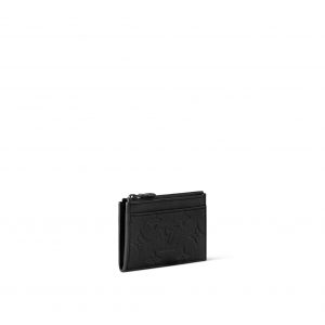 Louis Vuitton M82245 Coin Card Holder Black