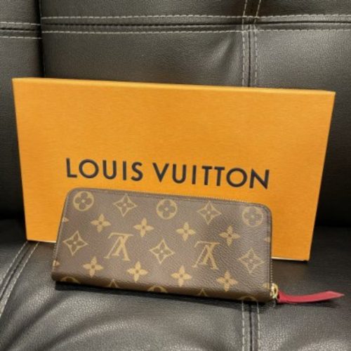 Louis Vuitton Monogram Canvas Clemence Wallet M60742 Fuchsia photo review