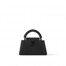 Louis Vuitton M23955 Capucines East-West Mini All Black