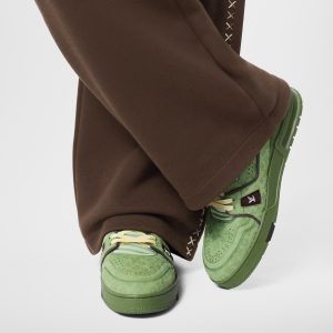 Louis Vuitton X Tyler 1ACR6H LV Trainer Sneaker Green
