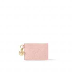 Louis Vuitton M83562 LV Charms Card Holder Opale Pink
